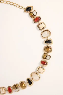 Resin Chain Belt Gold / Multi