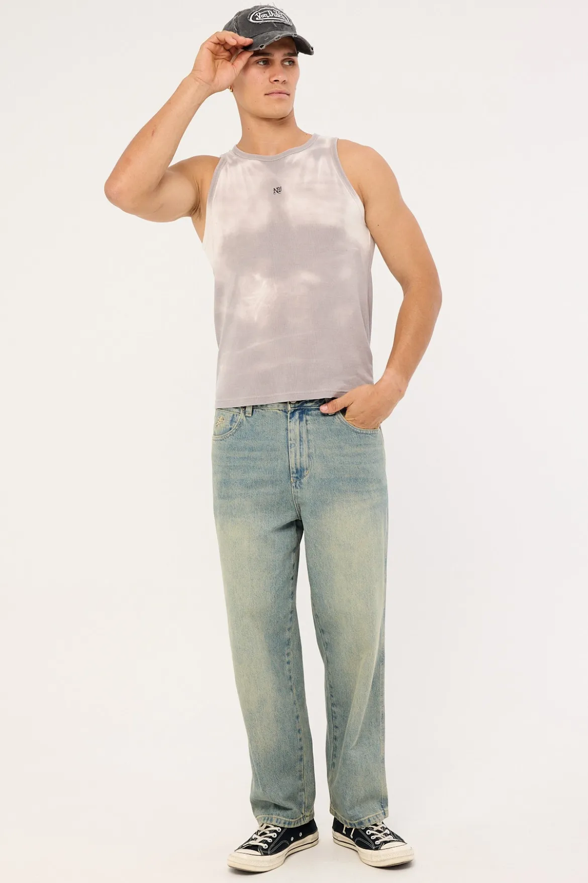 Restricted Singlet Tank Heat Reactive Grey