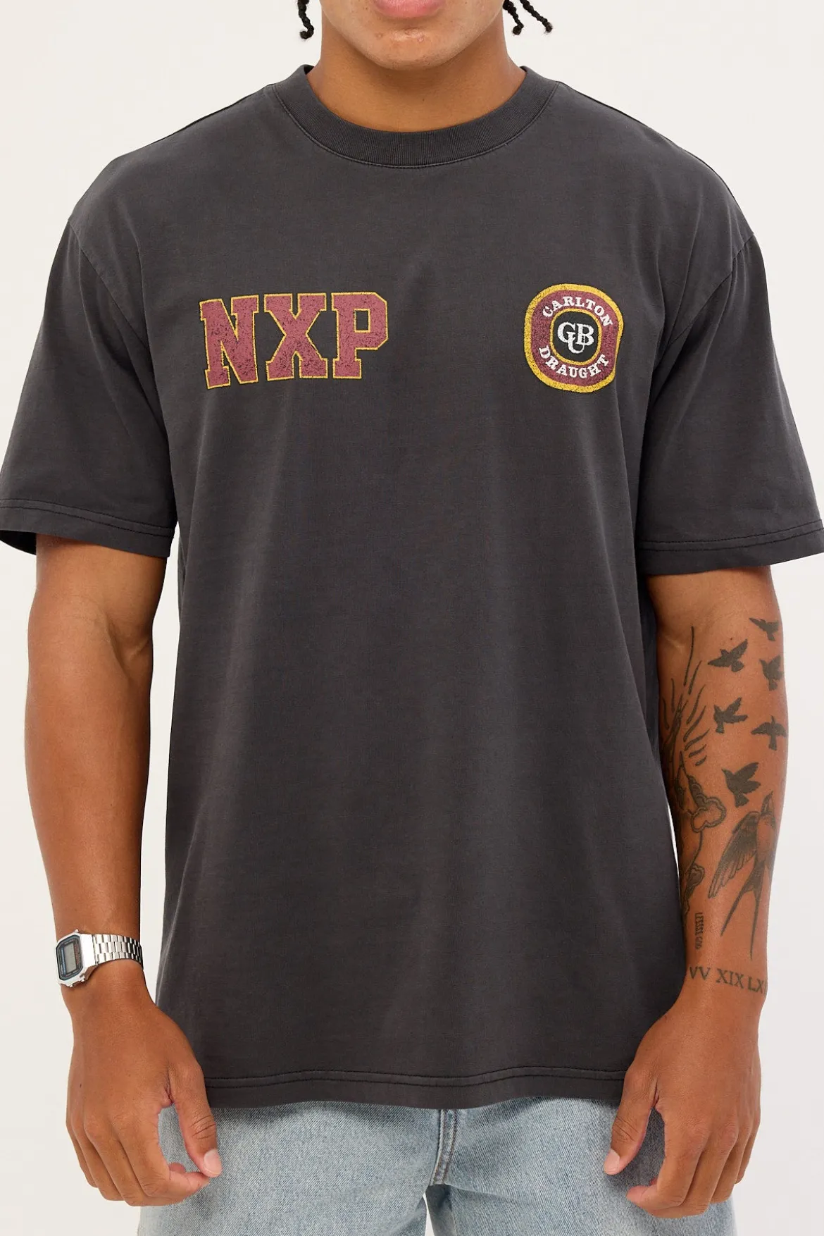 Revival Box Fit Tee Pigment Black
