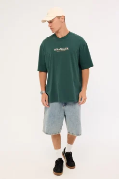 Revival Slacker Tee Dark Pine