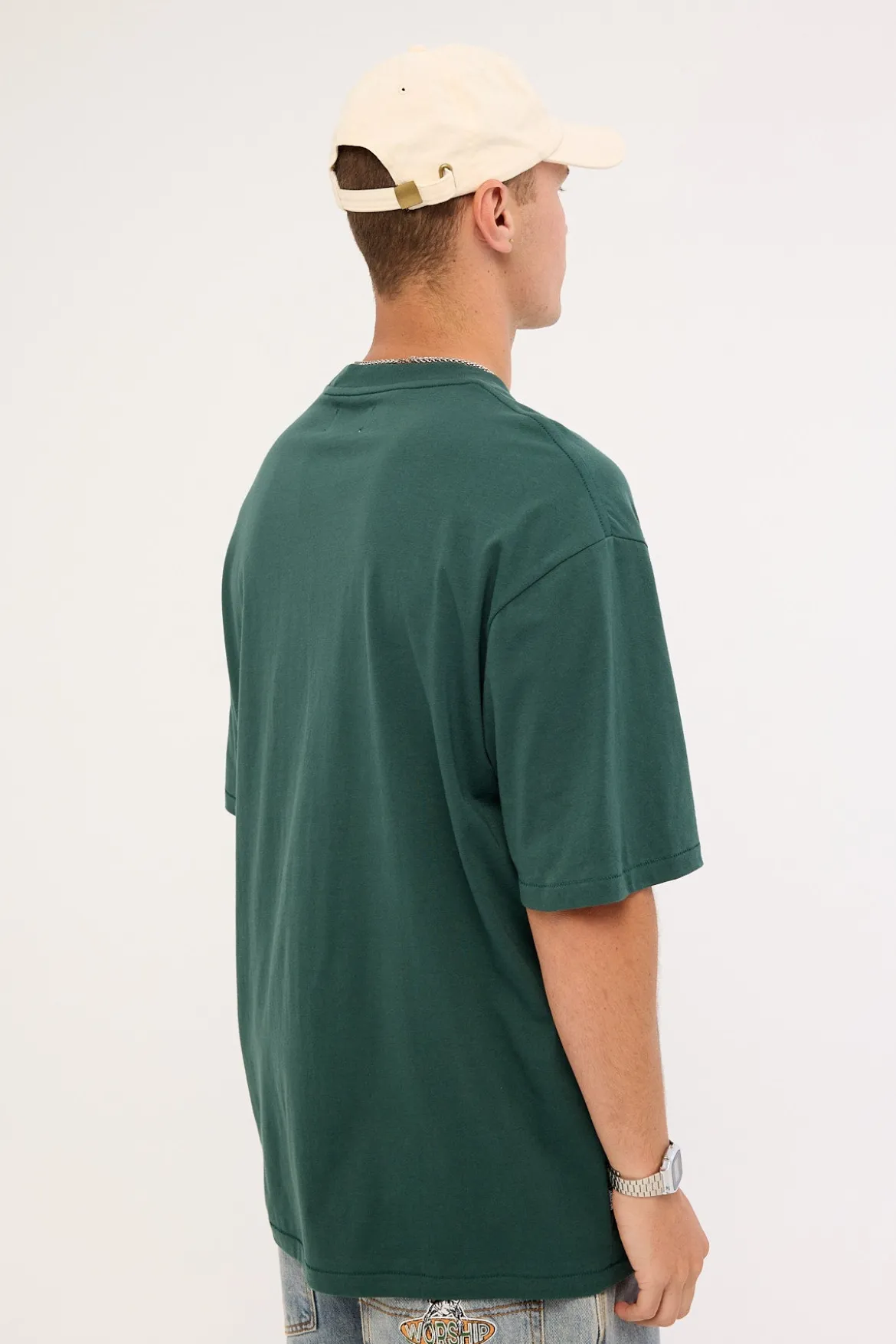 Revival Slacker Tee Dark Pine