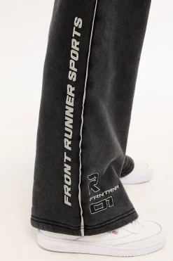 Revline Wide Leg Pant Washed Black