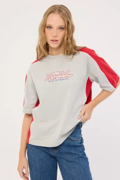 Rewind Square Tee Glacier Grey