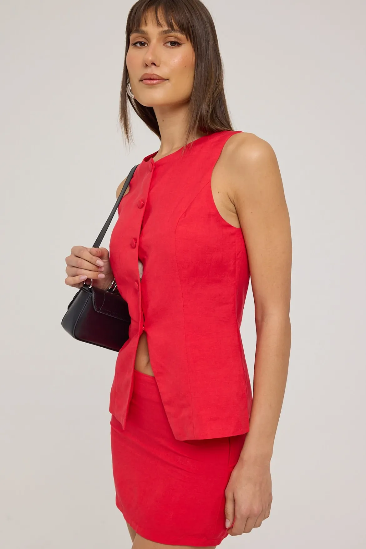 Rhodes Mini Skirt Red