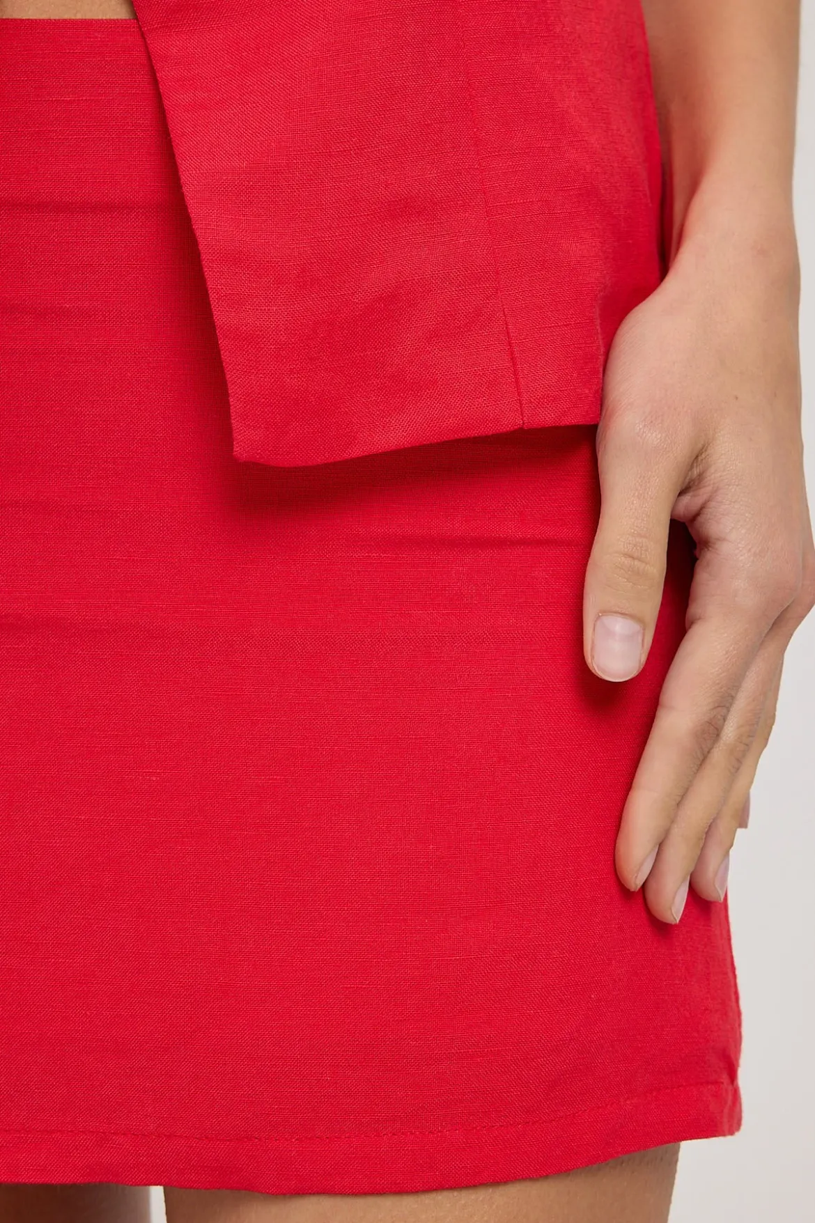 Rhodes Mini Skirt Red
