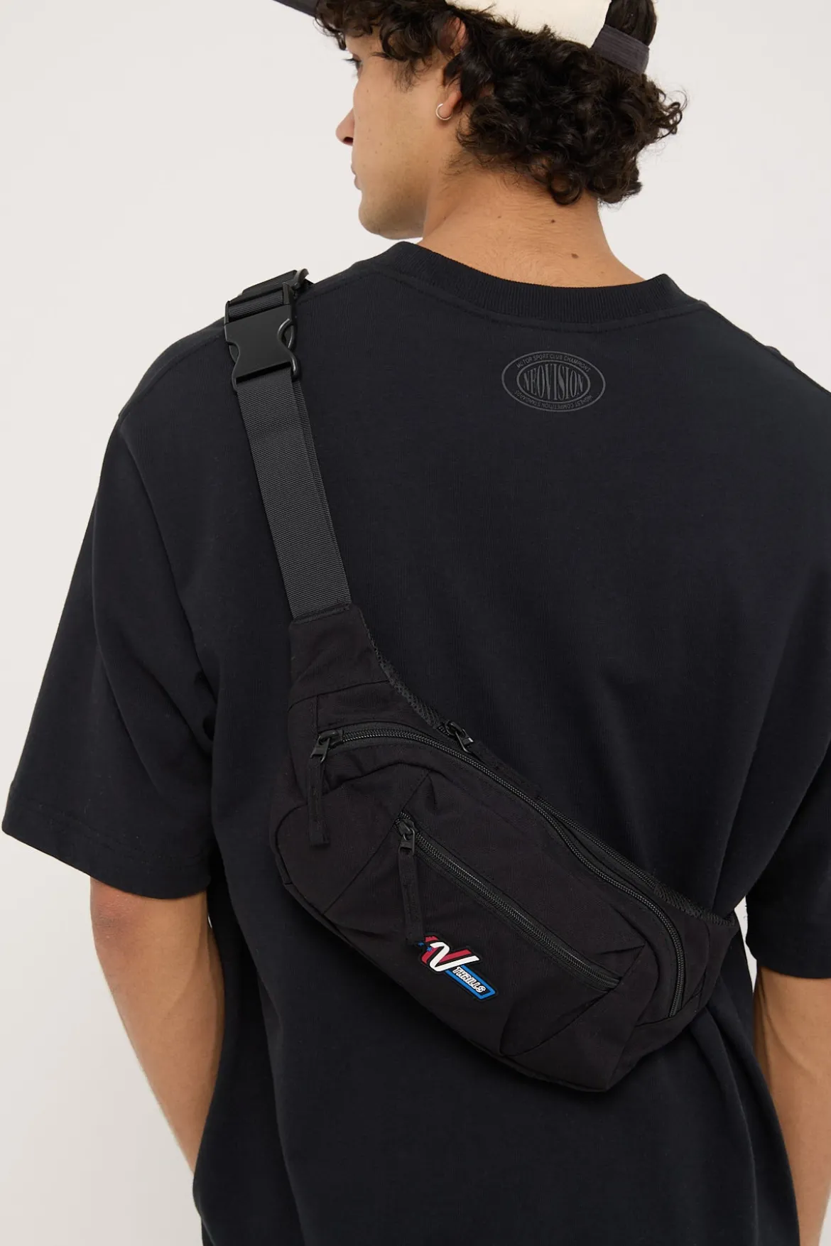 Ribbon Cutter Hip Bag Black