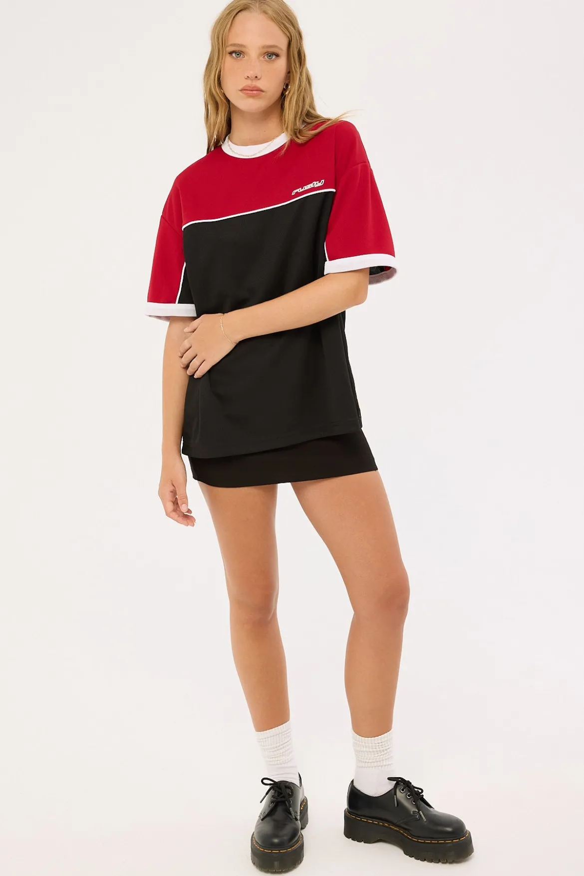 Richie Rich Oversize Sports Tee Black