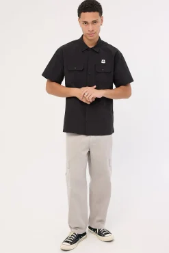 Ripstop SS Work Shirt Black