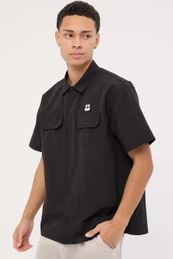 Ripstop SS Work Shirt Black