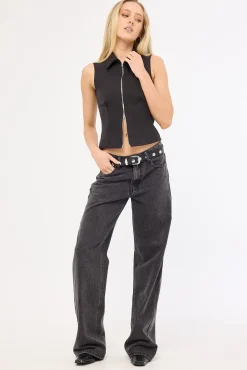 Rising Jean Washed Onyx