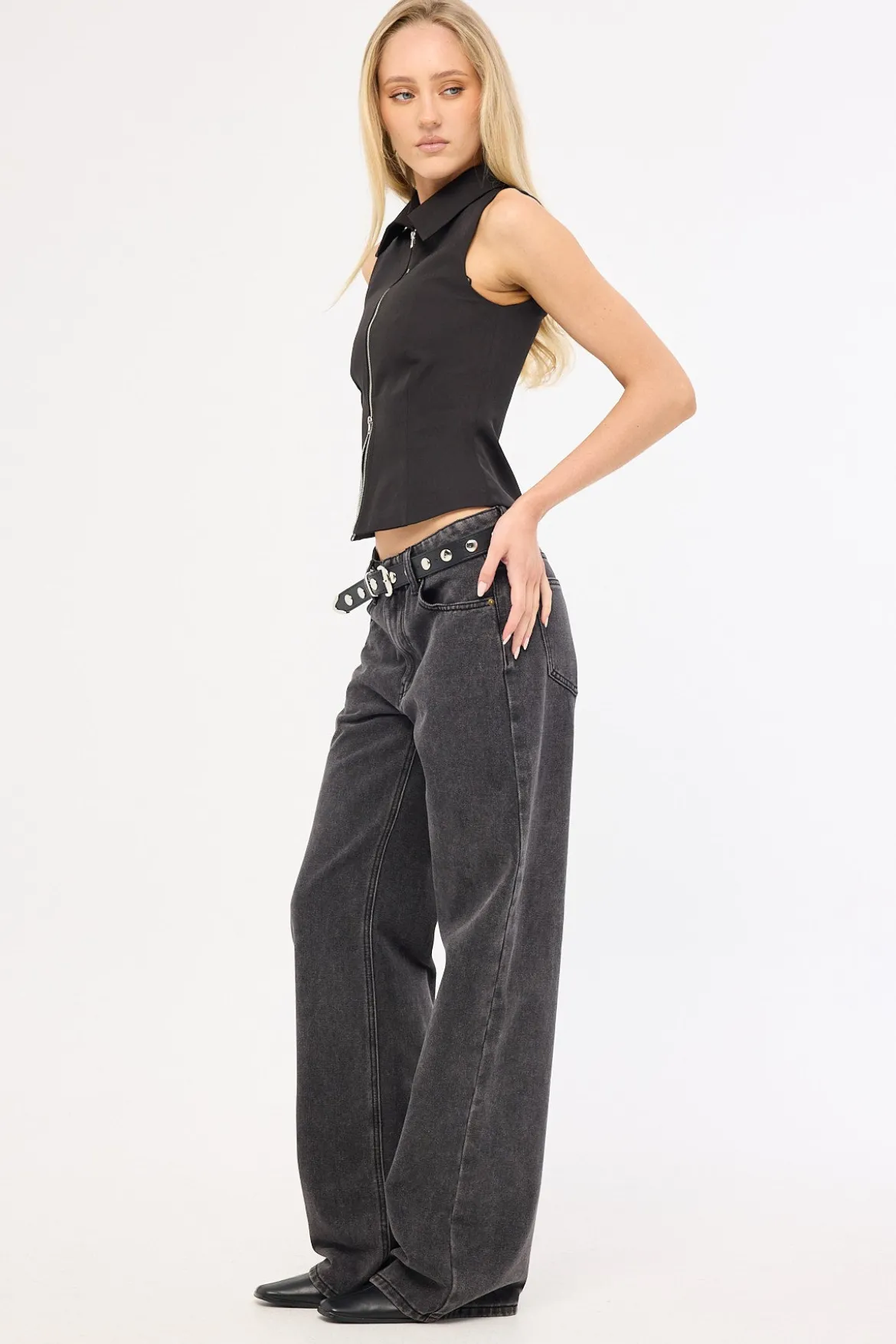 Rising Jean Washed Onyx