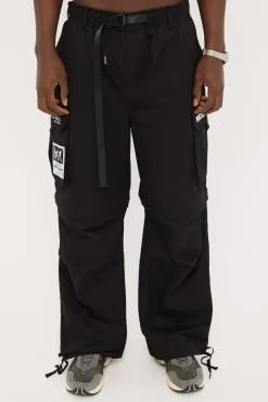 Ritual Wide Zip Off Cargo Pant Black