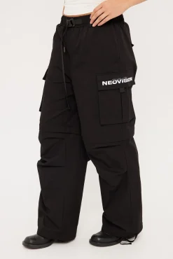 Ritual Wide Zip Off Cargo Pant Black