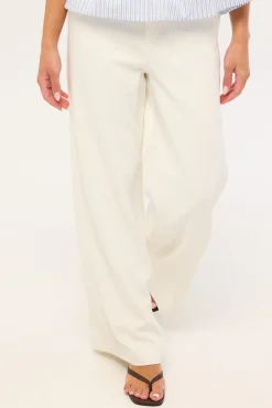 Robie High Rise Suiting Pants White