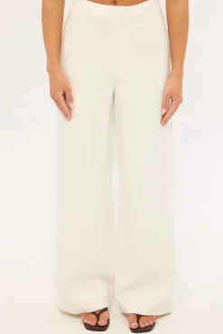 Robie High Rise Suiting Pants White