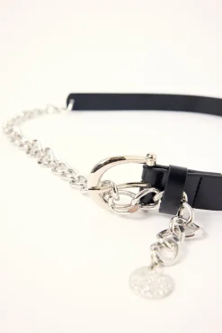 Rogue Chain Mix Belt Black/Silver