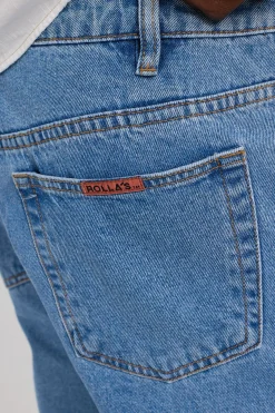 Rolla's Big Boss Short Freshwater Mid Blue Denim