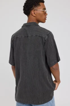 Rolla's Bowler Needle Point Shirt Black