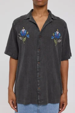 Rolla's Bowler Needle Point Shirt Black