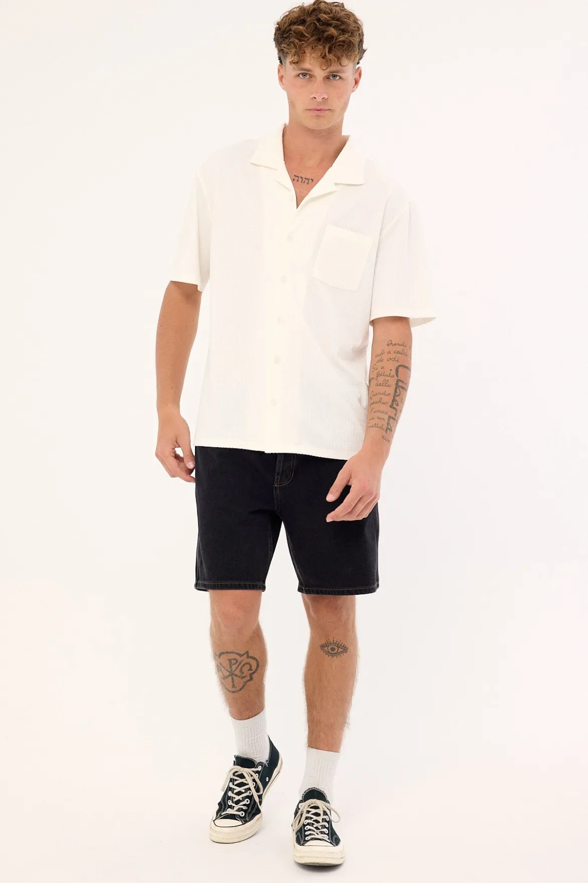Rolla's Ezy Short Bevel Washed Black