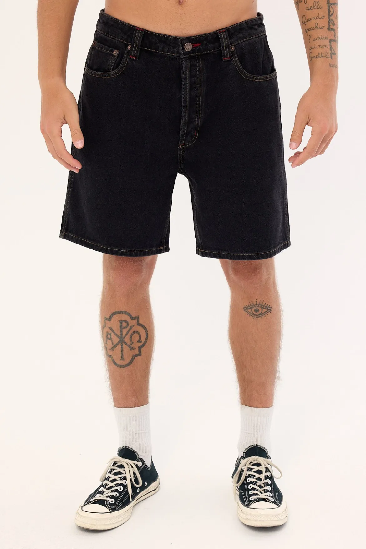 Rolla's Ezy Short Bevel Washed Black