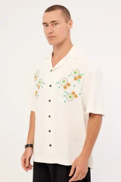 Rolla's Natsurtium Bowler Shirt Off White