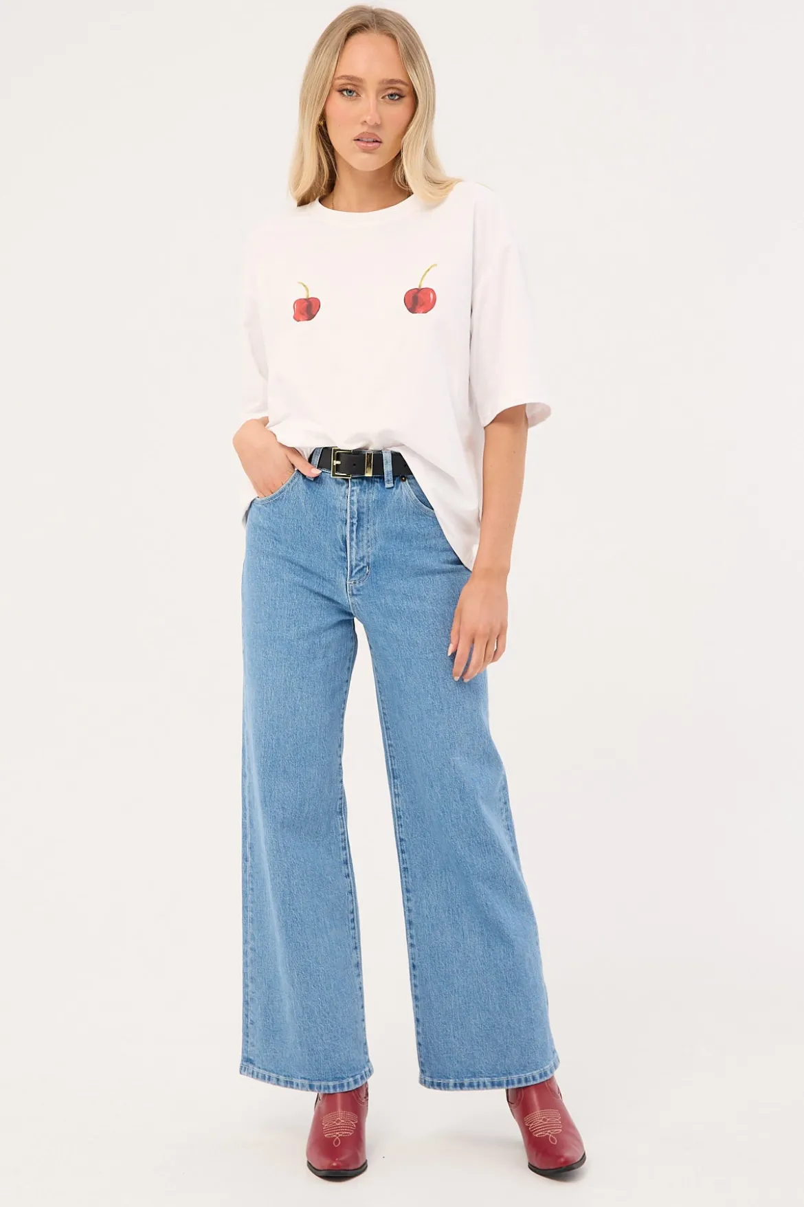 Rolla's Sailor Scoop Jean Lily Blue