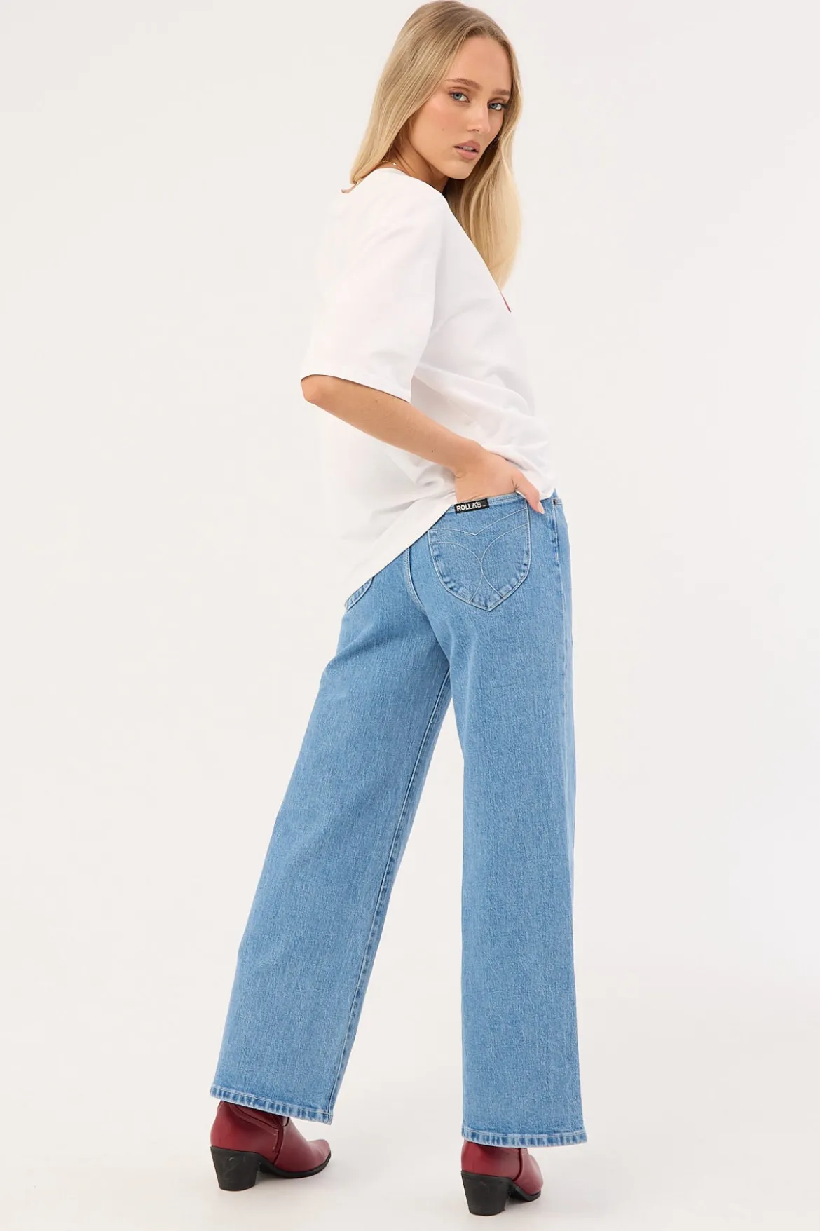 Rolla's Sailor Scoop Jean Lily Blue