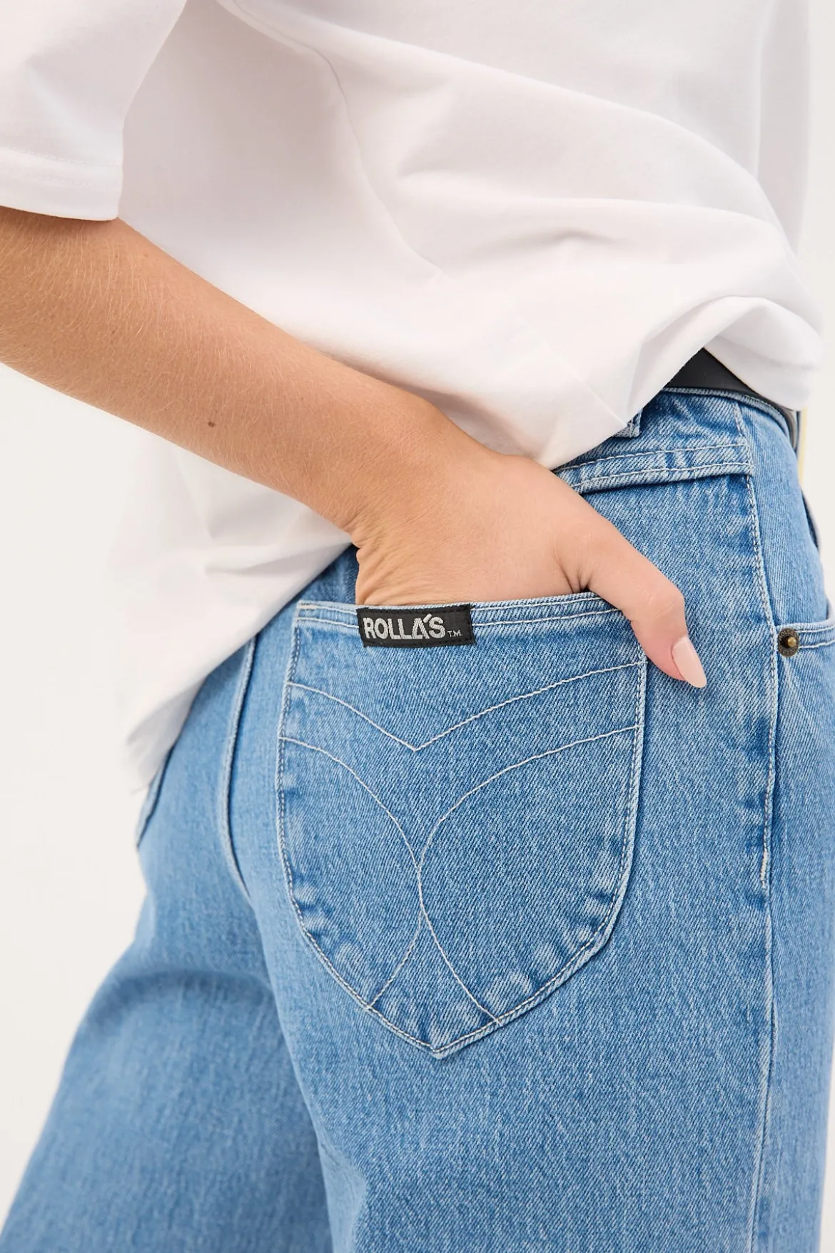 Rolla's Sailor Scoop Jean Lily Blue