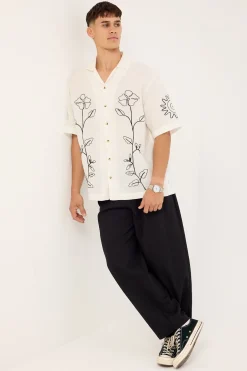 Rolla's Suns Up Flower Bowler Off White
