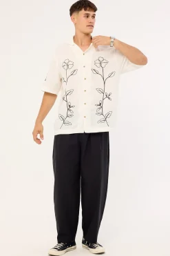 Rolla's Suns Up Flower Bowler Off White