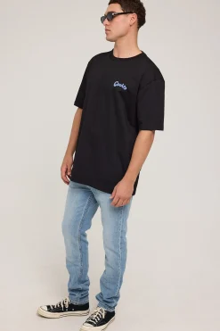 Rolla's Tim Slim Mid Blue