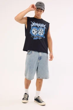 Rollem Muscle Tee Black