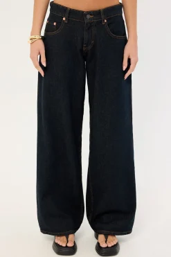 Roomy Extra Wide Low Rise Jean Indigo