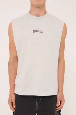Roosevelt Merch Fit Muscle Tee Snow Marle