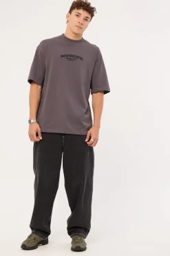 Rosebud Oversized Super Heavy Tee ASPHALT