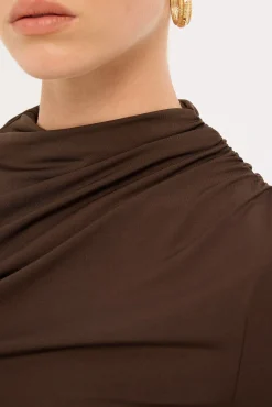 Rosewood Long Sleeve Top Chocolate