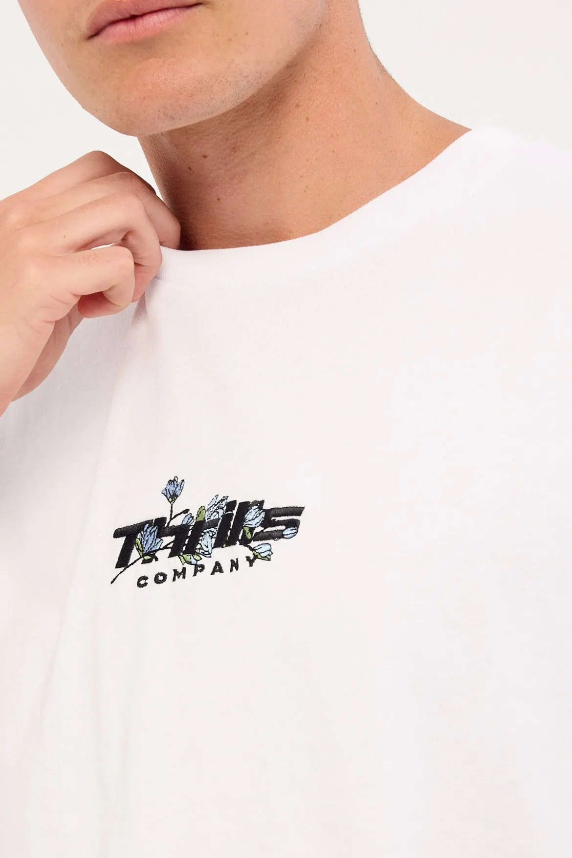 Rough Cut Oversize Fit Tee White