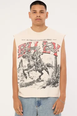 Route 66 Boxy Muscle Tank Pepper