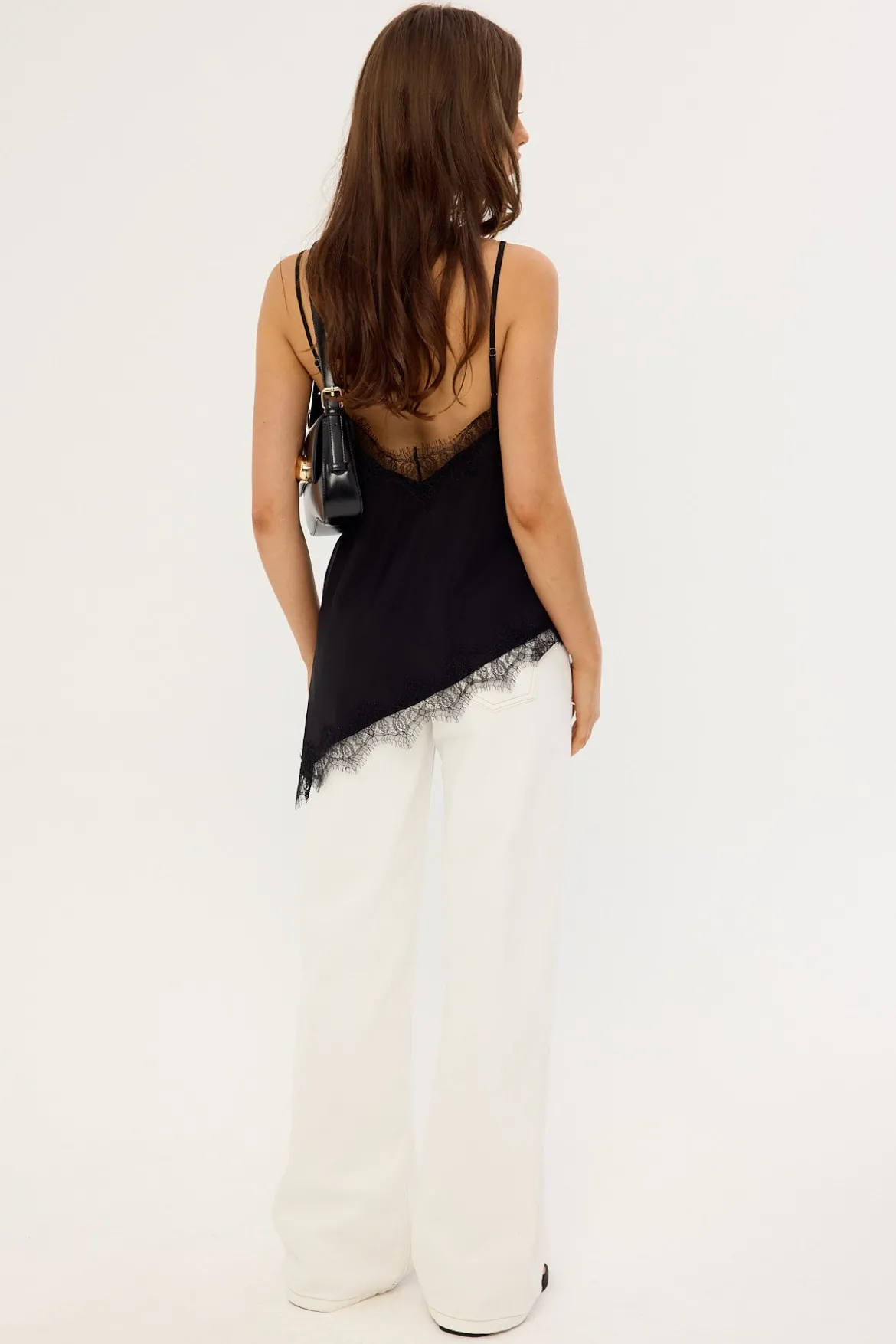 Rowie Wide Leg Jean Ageless White Denim