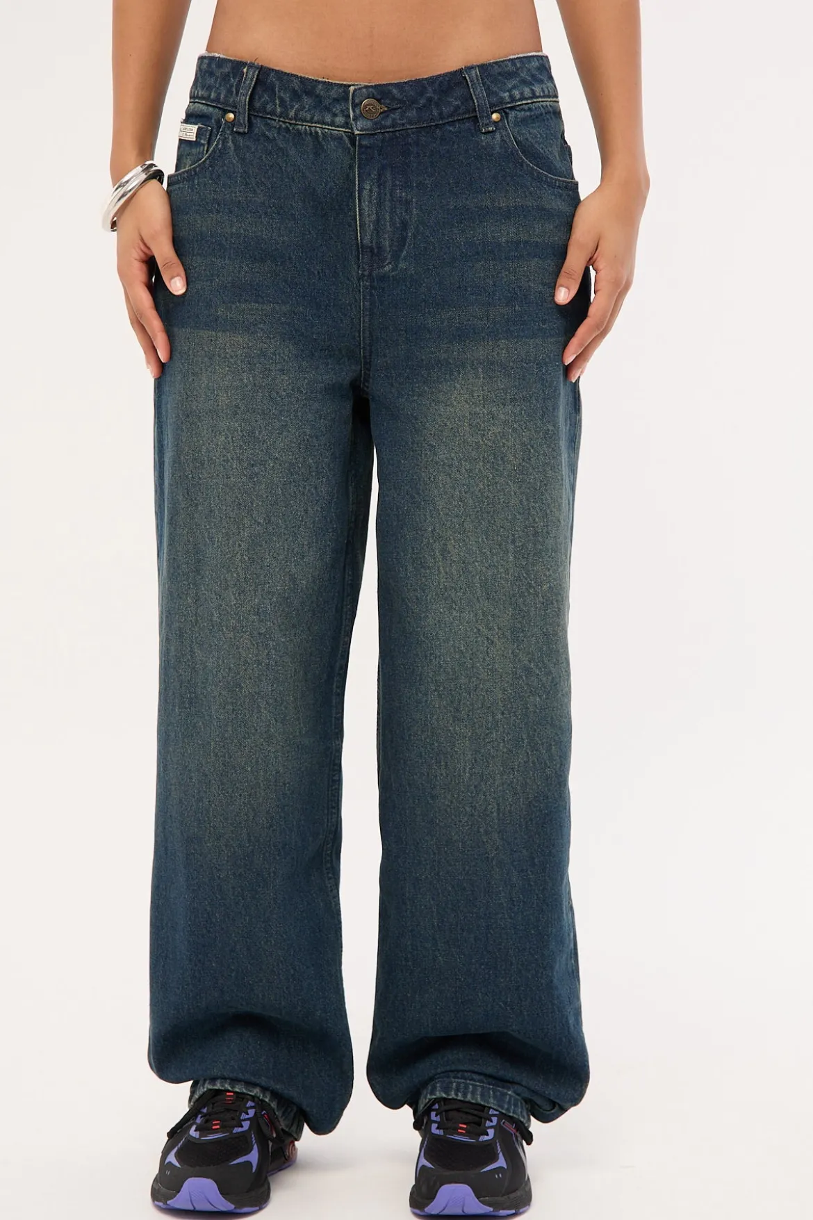 Roxanne Baggy Low Rise Jean Dark And Dirty
