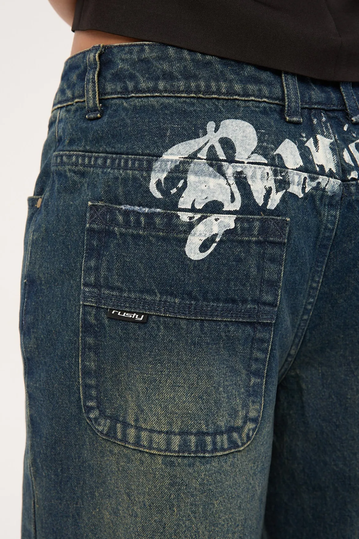 Roxanne Baggy Low Rise Jean Dark And Dirty