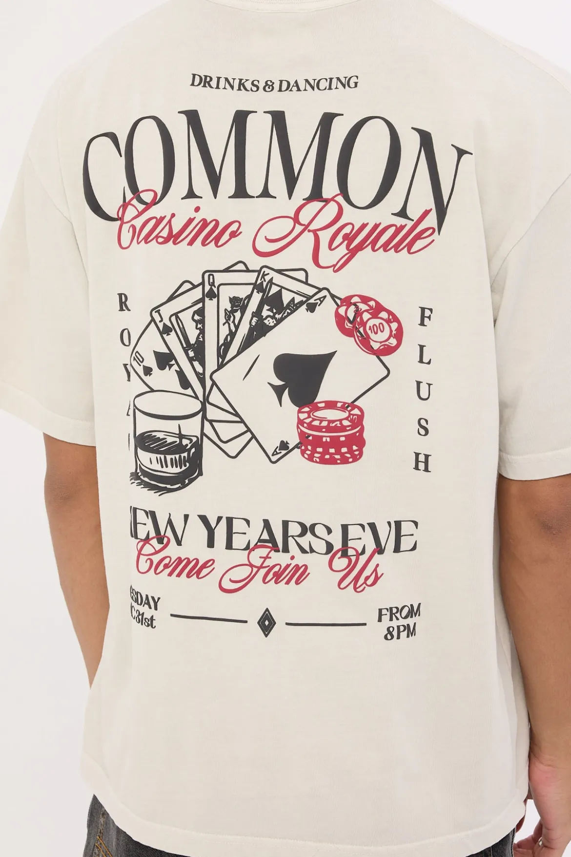 Royale Heavyweight Easy Tee Washed Grey Fog