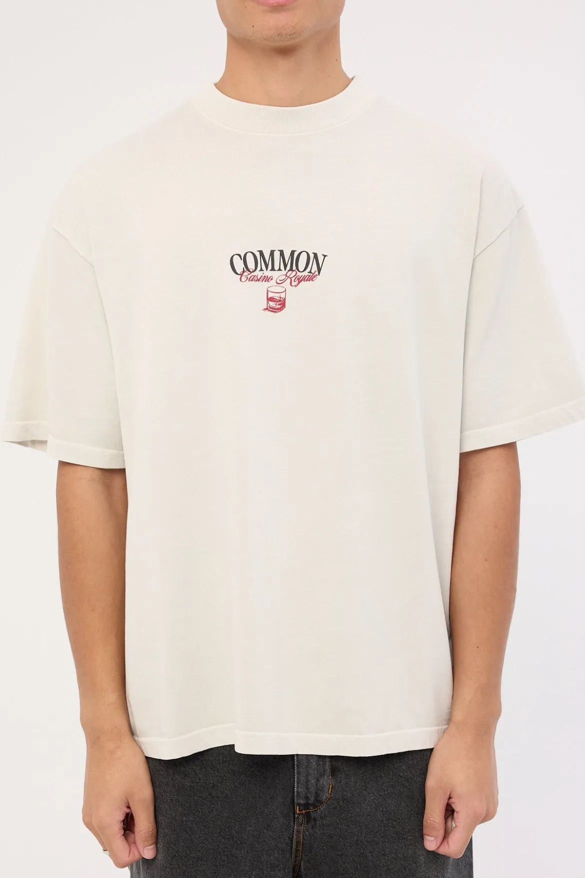 Royale Heavyweight Easy Tee Washed Grey Fog