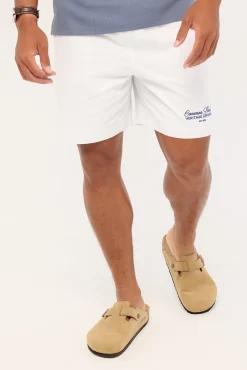 Royalty Elastic Waist Short White