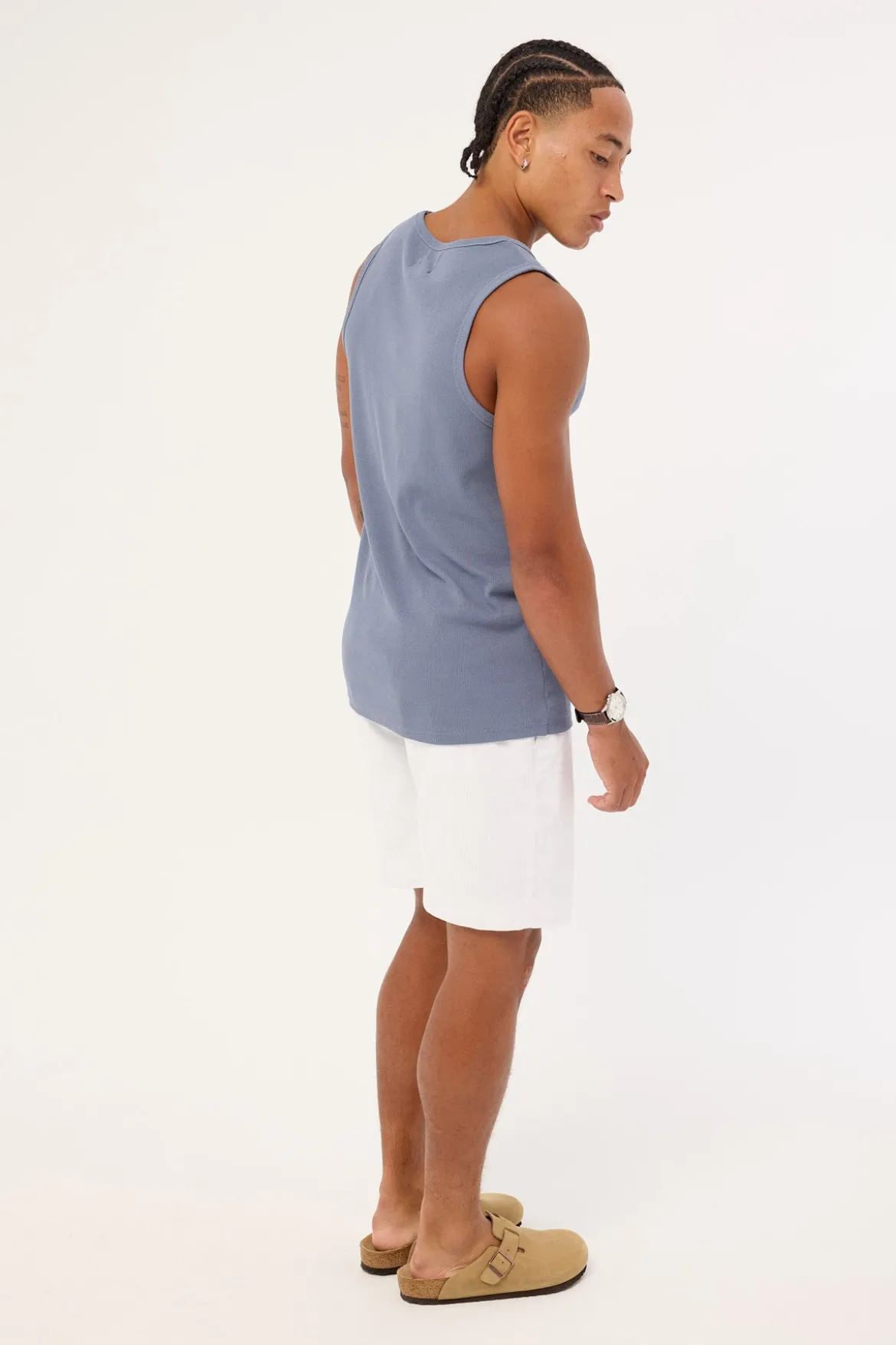 Royalty Elastic Waist Short White