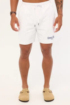 Royalty Elastic Waist Short White