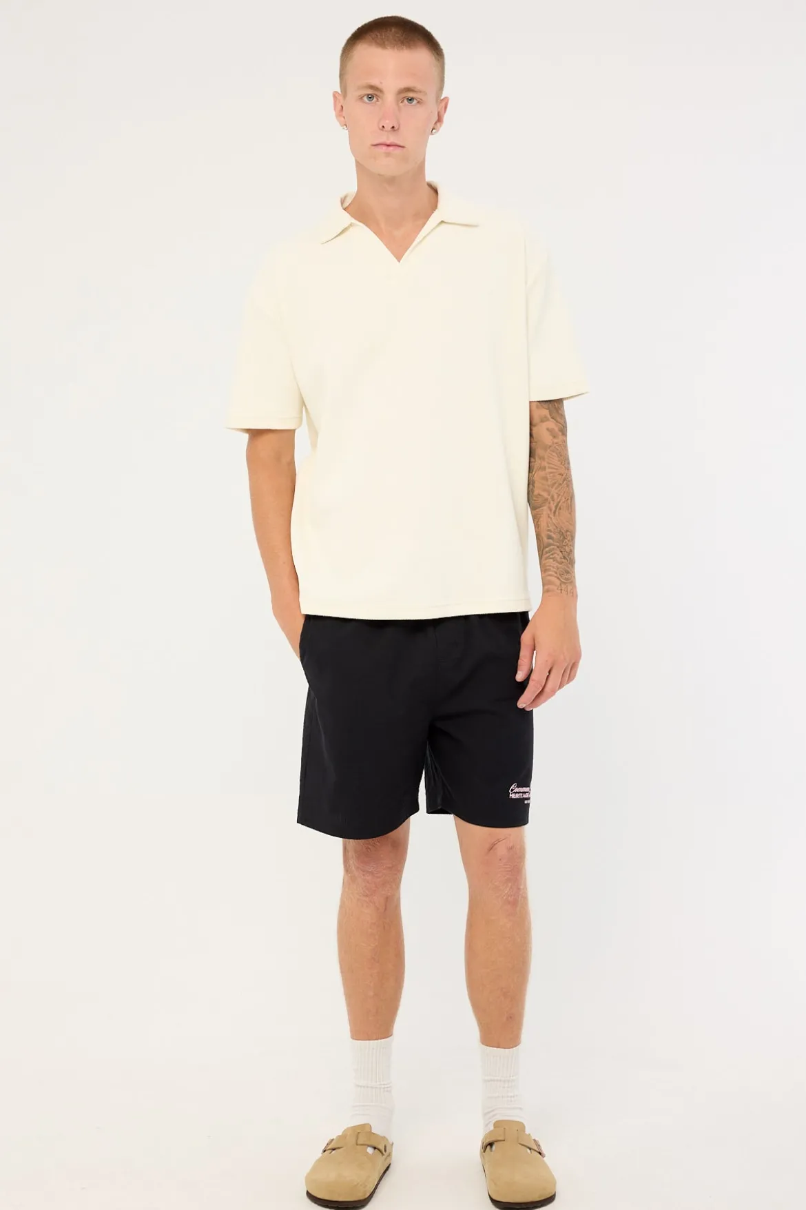 Royalty Elastic Waist Short Black