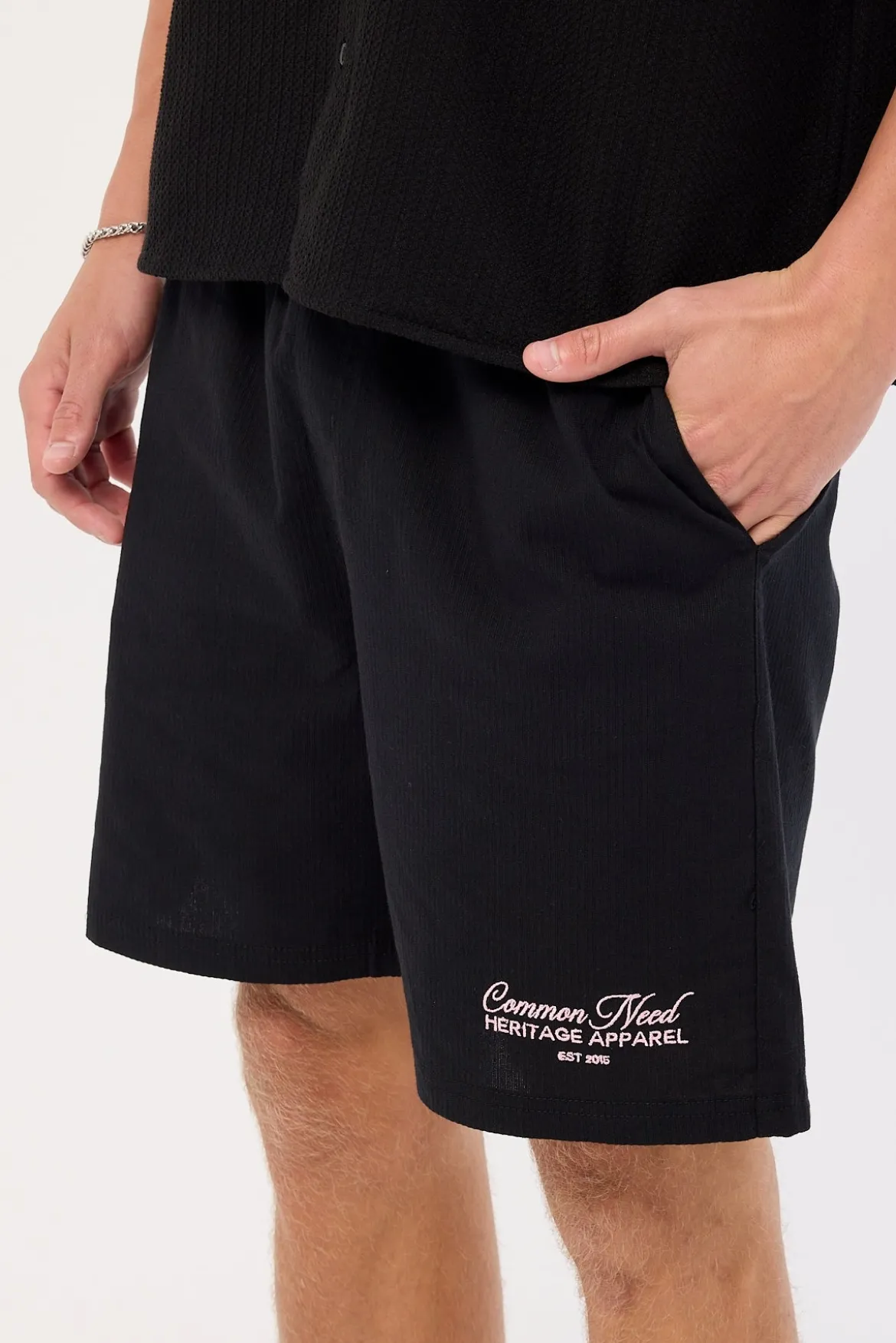 Royalty Elastic Waist Short Black