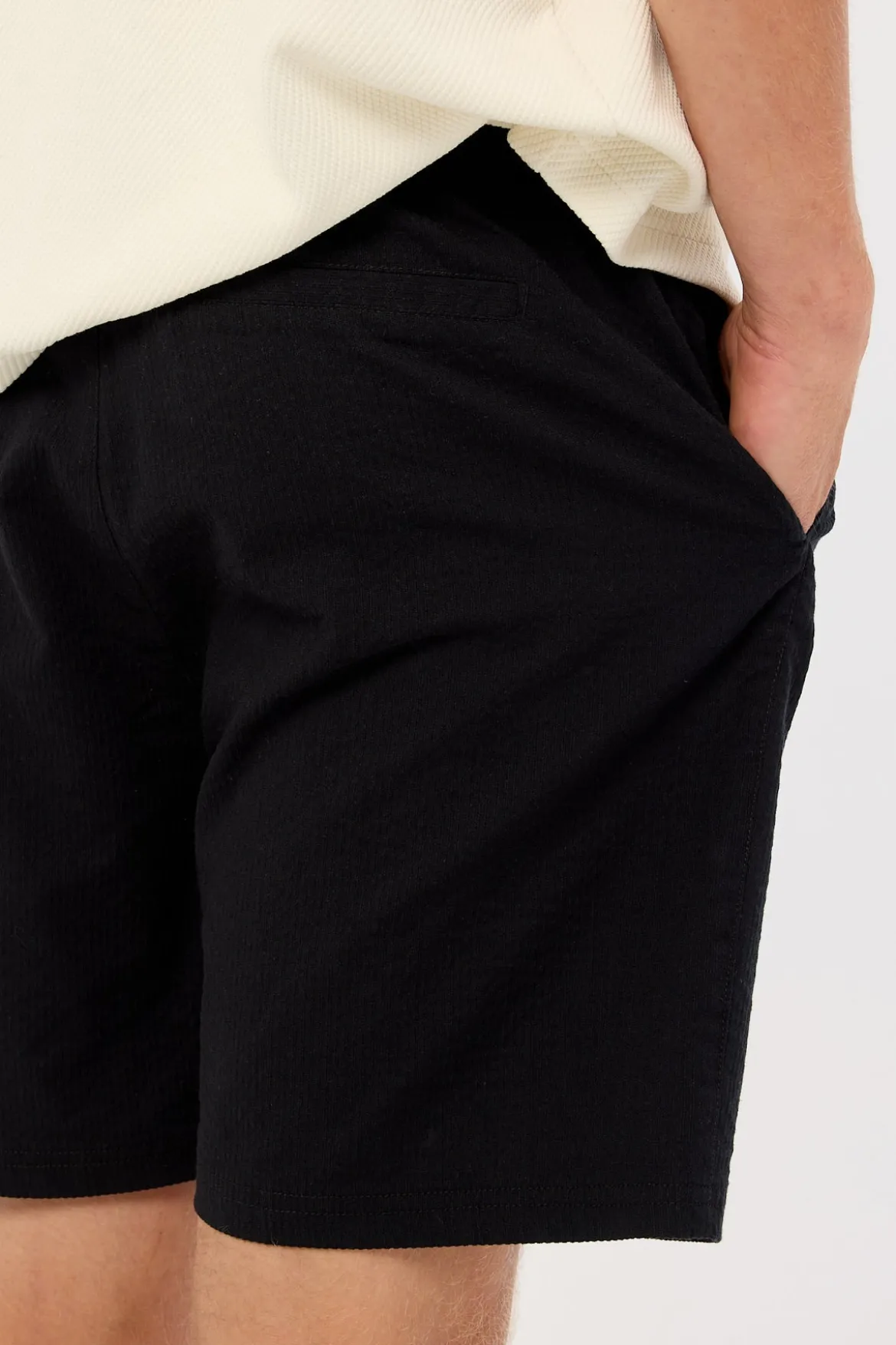 Royalty Elastic Waist Short Black